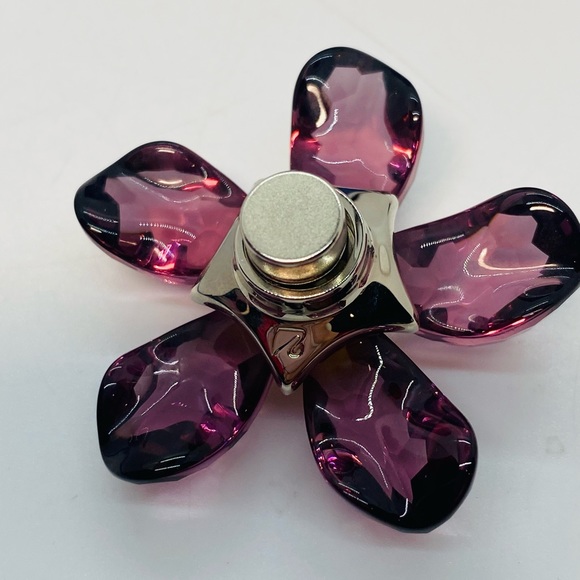 Swarovski Crystal Paradise Deoli Flower Amethist Original Box Swan Signed 677619 - Picture 7 of 16